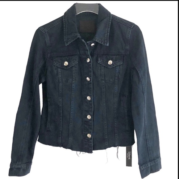 Silent New York Dark Wash Denim Jacket Size Small - Picture 10 of 10